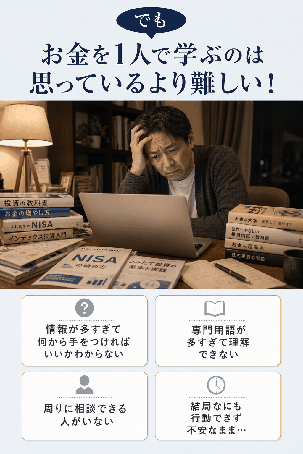 でも、お金を1人で学ぶのは思っているより難しい！